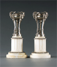 Picture of CA0927 French Athenienne Silver Gilt Candlesticks attributed to Henry Dasson