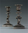 Picture of CA0925 Neoclassical English Regency Figural Candlesticks