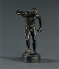 Picture of CA0903 Grand Tour Cabinet Bronze of the Dancing Faun with Cymbals
