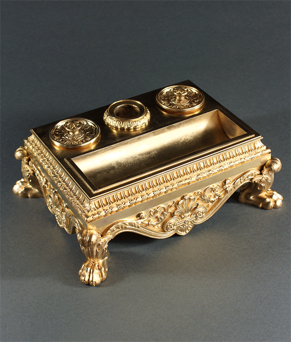 Picture of French Charles X Ormolu Encrier Inkstand
