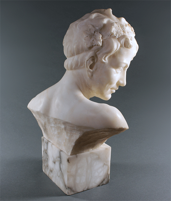 Picture of CA0901 Bust of a Young Faun by Guglielmo Pugi
