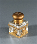 Picture of French Empire Style Napoleon III glass and ormolu inkwell