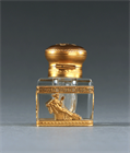 Picture of French Empire Style Napoleon III glass and ormolu inkwell