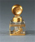 Picture of French Empire Style Napoleon III glass and ormolu inkwell