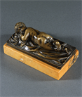 Picture of Sleeping Putti Paperweight in the manner of Duquesnoy