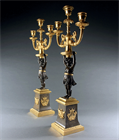 Picture of CA0879 Fine Pair of Early 19th Century French Empire Candelabra