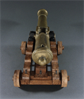 Picture of CA0872 Model of  Late 18th Century Bronze Naval Cannon Model