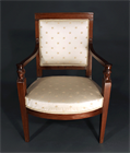 Picture of CA0858 French Empire Classical Term Fauteuil