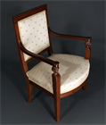 Picture of CA0858 French Empire Classical Term Fauteuil