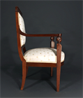 Picture of CA0858 French Empire Classical Term Fauteuil