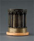 Picture of CA0847 Rare Grand Tour Bronze Model of the Temple of Sibyl at Tivoli