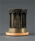 Picture of CA0847 Rare Grand Tour Bronze Model of the Temple of Sibyl at Tivoli
