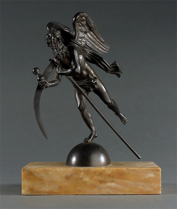 Picture of Grand Tour Bronze of Cronos on Siena Marble