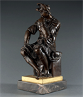 Picture of Grand Tour Bronze of Lorenzo di Piero de' Medici by Barbedienne.