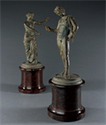 Picture of CA0841 Rare Grand Tour Bronzes of the Venus of Capua and Narcissus