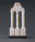 Picture of Grand Tour Alabaster Model of Temple of Castor and Pollox