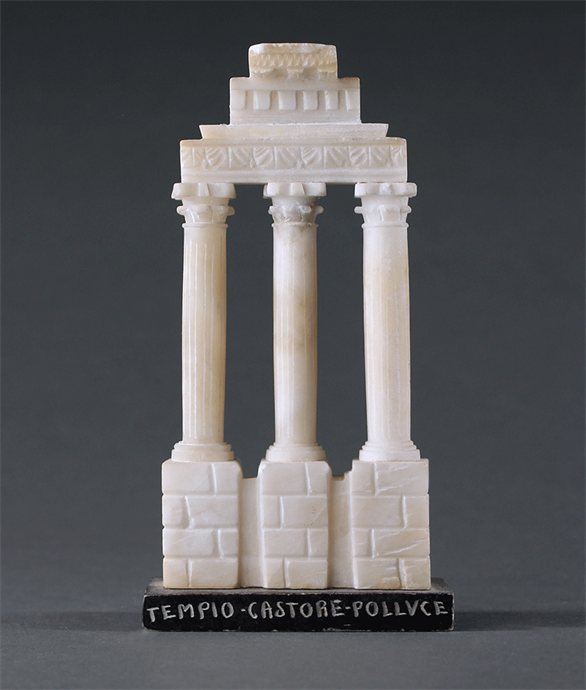 Picture of Grand Tour Alabaster Model of Temple of Castor and Pollox
