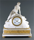 Picture of CA0825 Late 18thC Directoire Marble Mantel Clock by Gaspard Cachard