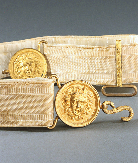 Picture of French Hussar's Belt with Medusa Head Buckle