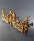 Picture of CA0819 Large Gilt Bronze Louis XVI Style Chenets