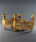 Picture of CA0819 Large Gilt Bronze Louis XVI Style Chenets