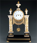 Picture of Early French Empire Portico Mantel Clock by Morize