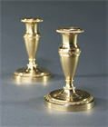 Picture of CA0809 Pair of Small French Empire Candlesticks