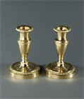 Picture of CA0809 Pair of Small French Empire Candlesticks