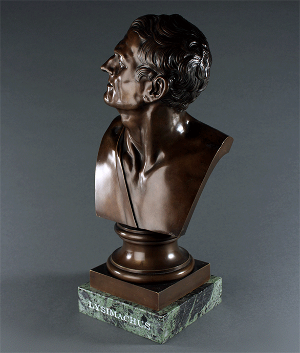 Picture of Grand Tour Bronze Bust of Lysimachus