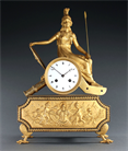 Picture of CA0789 Rare French Empire 'La Paix' mantel clock