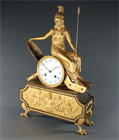 Picture of CA0789 Rare French Empire 'La Paix' mantel clock