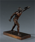 Picture of Grand Tour Patinated Bronze of the Borghese Gladiator