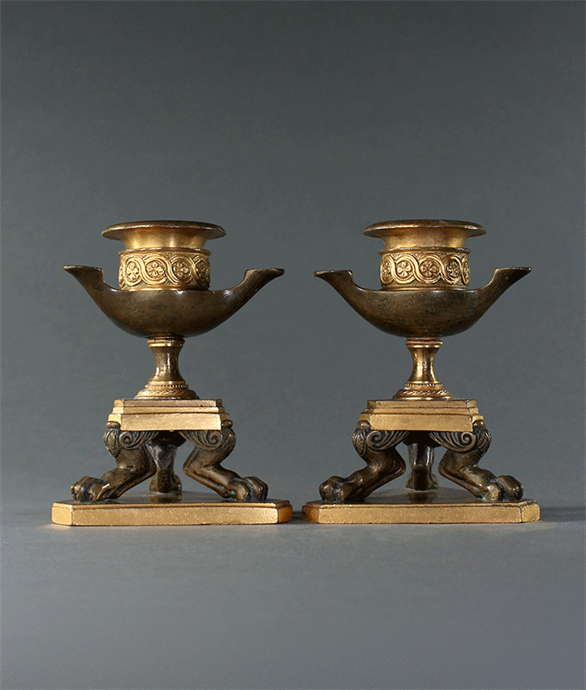 Picture of Pair of English Regency Candlesticks