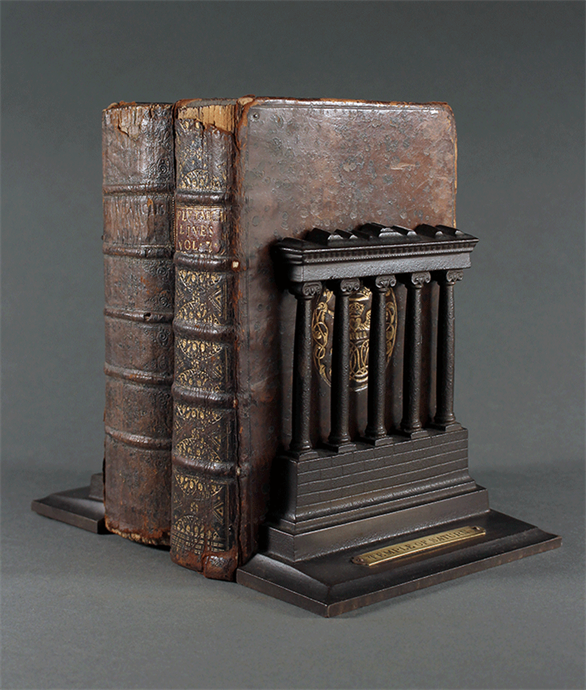 Picture of Temple of Saturn Bookends by Bradley & Hubbard
