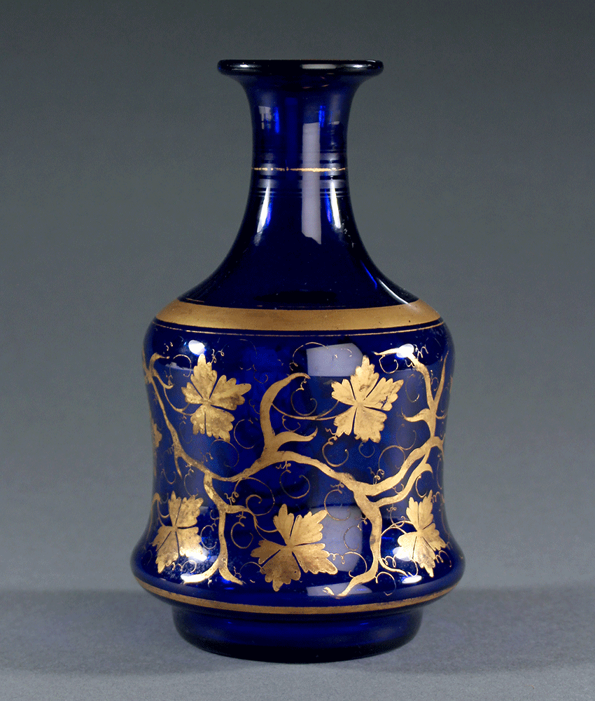 Bristol Blue Glass Wine Carafe.