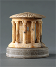 Picture of CA0778 Grand Tour Alabaster Model of the Temple of Hercules Victor