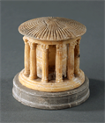 Picture of CA0778 Grand Tour Alabaster Model of the Temple of Hercules Victor