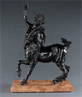 Picture of CA0757 Grand Tour Furietti Centaur on Rosso di Verona marble