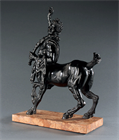 Picture of CA0757 Grand Tour Furietti Centaur on Rosso di Verona marble