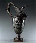 Picture of CA0751 Highly decorative large scale classical bronze ewer after Clodion
