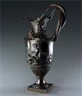 Picture of CA0751 Highly decorative large scale classical bronze ewer after Clodion