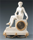 Picture of CA0750 Late 18th Century marble mantel clock