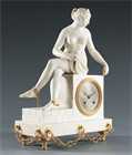 Picture of CA0750 Late 18th Century marble mantel clock