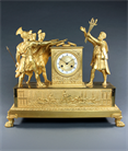 Picture of Fine early 19th Century French Oath of the Horatii Mantel Clock