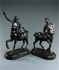 Picture of Pair of Grand Tour bronze Furietti centaurs