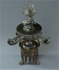Picture of CA0733 Rare Grand Tour bronze oil lamp on stand