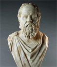 Picture of CA0698 Grand Tour alabaster bust of Socrates