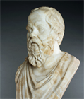 Picture of CA0698 Grand Tour alabaster bust of Socrates