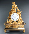 Picture of CA0700 Rare French Consulate / Empire period Narcissus clock