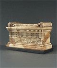 Picture of CA0706 Grand Tour Giallo Antico model of the Tomb of Scipio